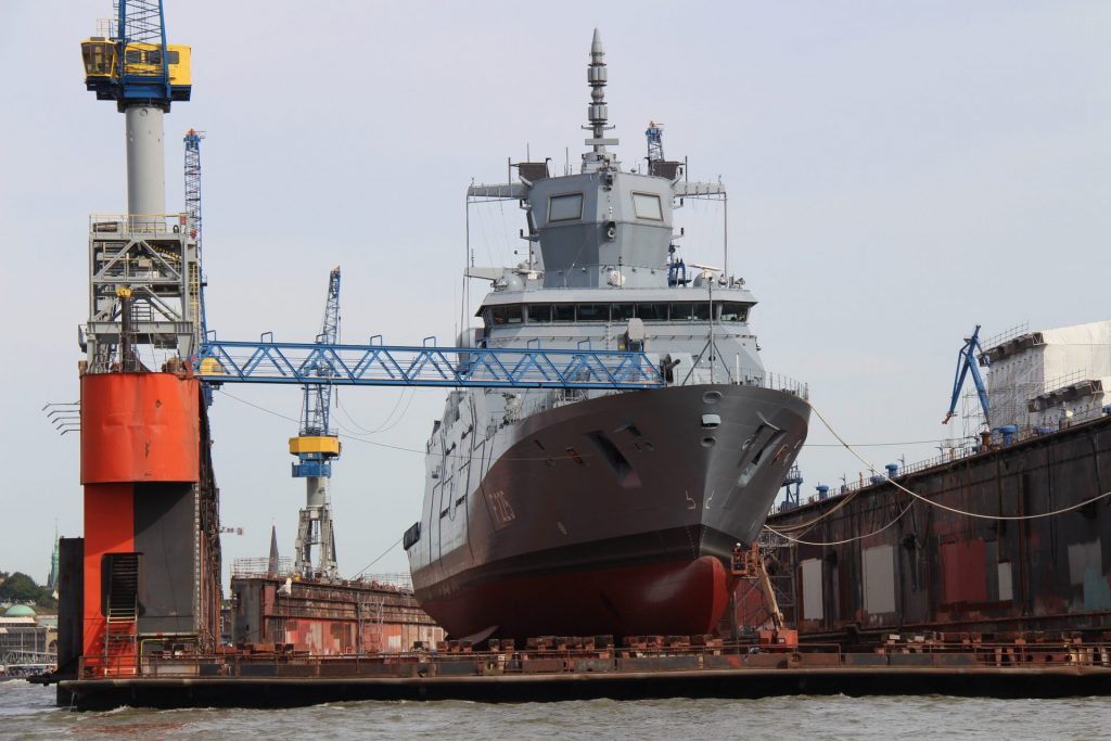 DryDocking and New Coated Ship