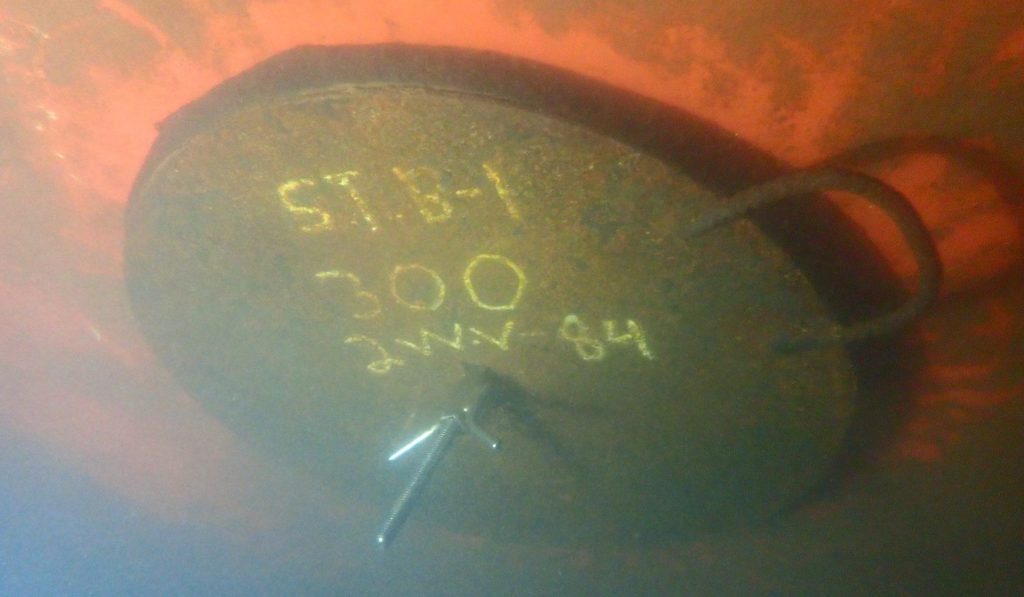 underwater blanking job